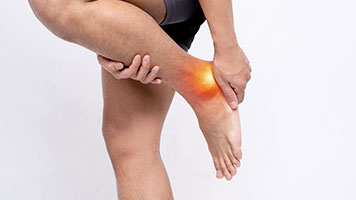 patient requiring ankle pain treatment in Santa Maria CA