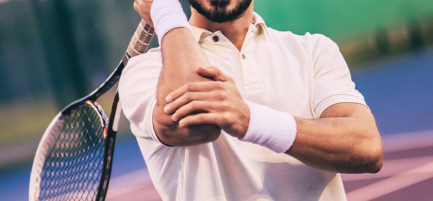 patient needing tennis elbow treatment in Santa Maria CA