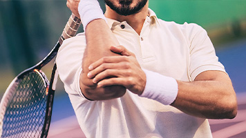 patient requiring tennis Elbow treatment in Santa Maria CA